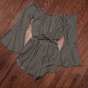 Off the shoulder romper